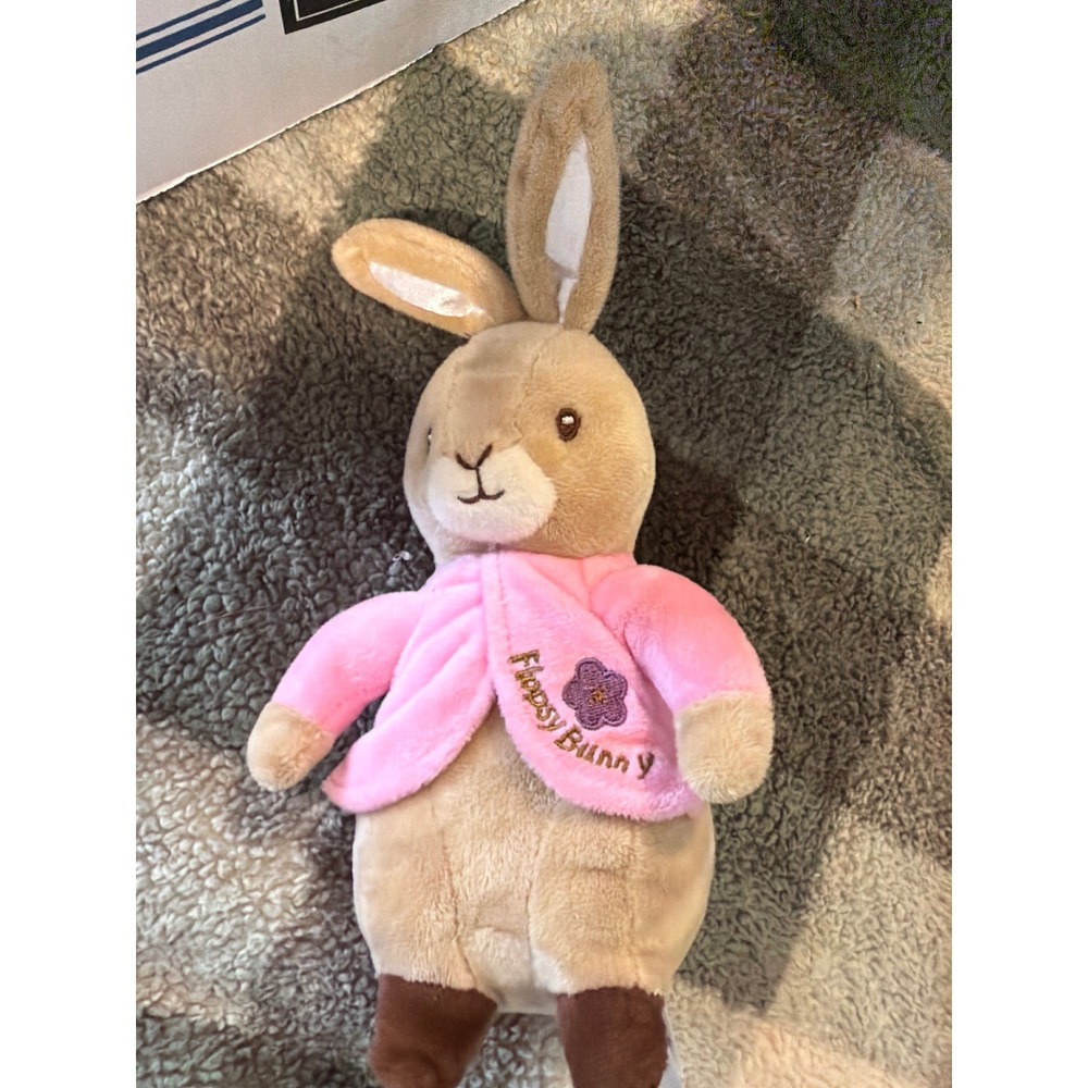 Kids Preferred Beatrix Potter Flopsy Bunny Plush 10 Inch Pink Cardigan 2021